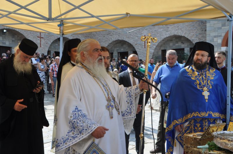 Πανήγυρις τῆς Κοιμήσεως τῆς Ὑπεραγίας Θεοτόκου στήν Ἱερά Μονή Εἰκοσιφοινίσσης